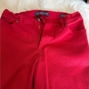Gloria Vanderbilt Bold Red Jeans